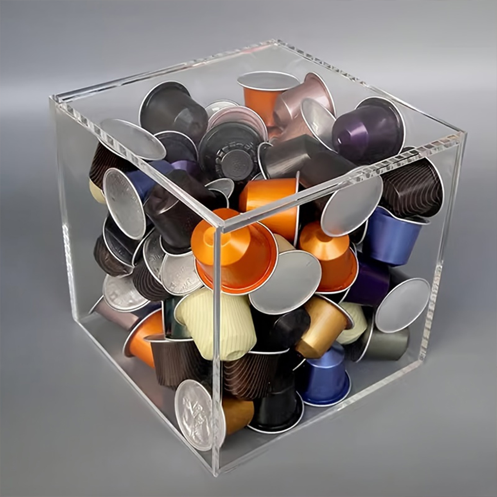 Coffee Capsule Holder - 2025 ใหม่กล่องเก็บกาแฟแคปซูลผู้ถือน้ําเชื่อม Espresso Pod ครีมเทียมคอนเทนเนอร์ Instant