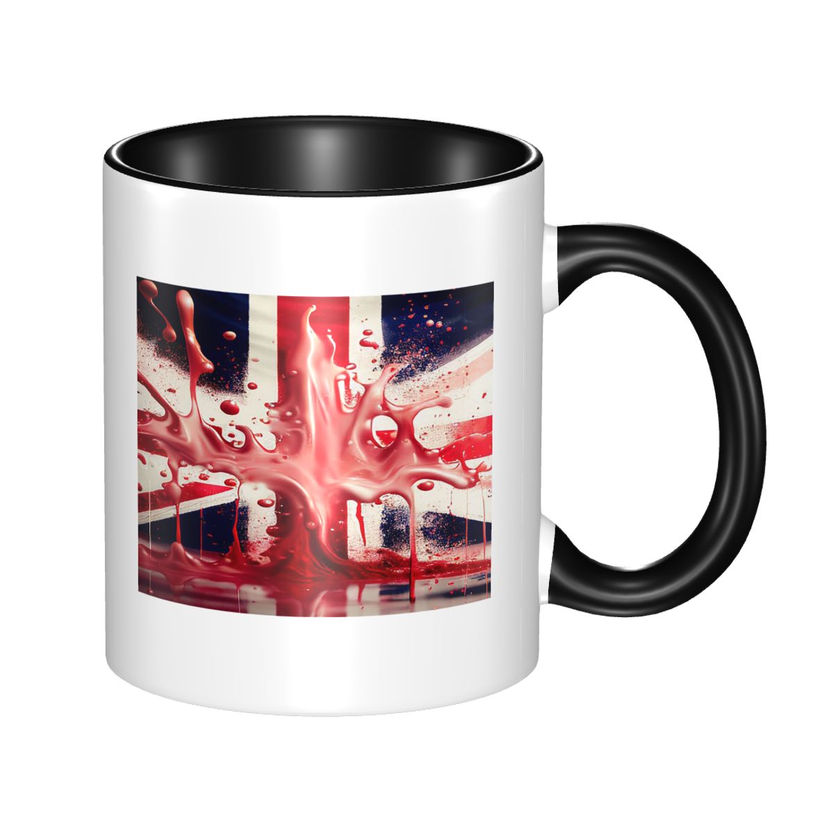 Coffee Tea Uk - แก้วกาแฟเซรามิคลายธงชาติสหราชอาณาจักร ยูเนี่ยนแจ็ค ของขวัญสำหรับผู้หญิงและผู้ชาย