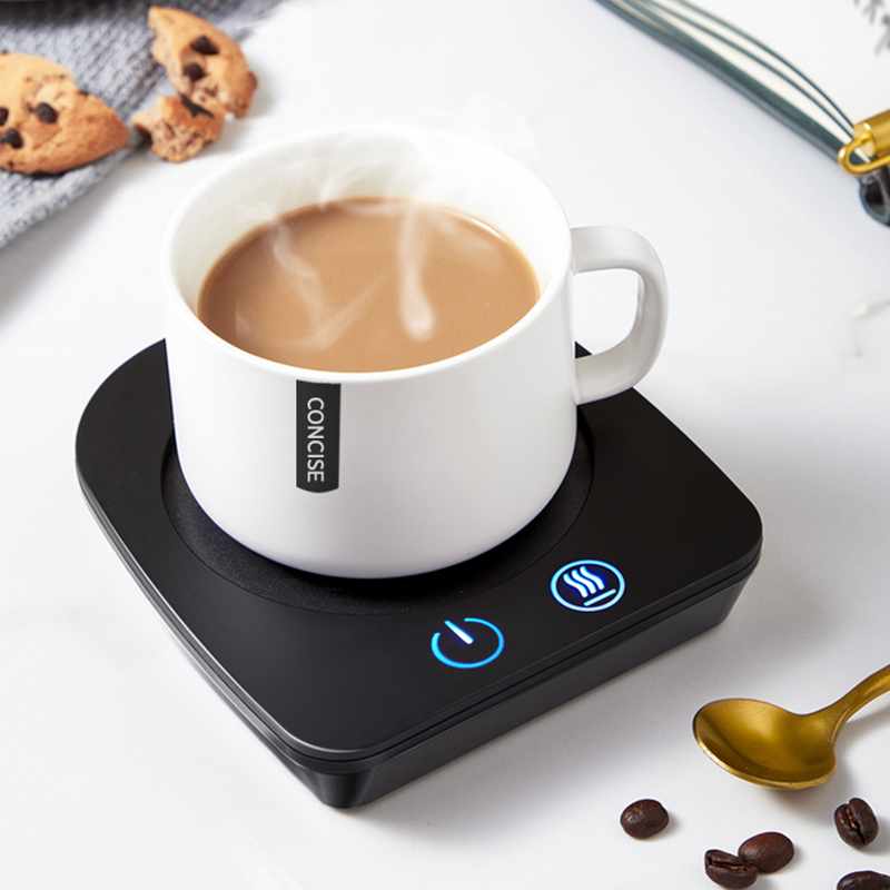 Coffee Tea You And Me - แผ่นรองแก้วอุ่นร้อนอัตโนมัติแบบเทอร์โมสตัท สำหรับกาแฟ นม ชา โกโก้ น้ำผลไม้