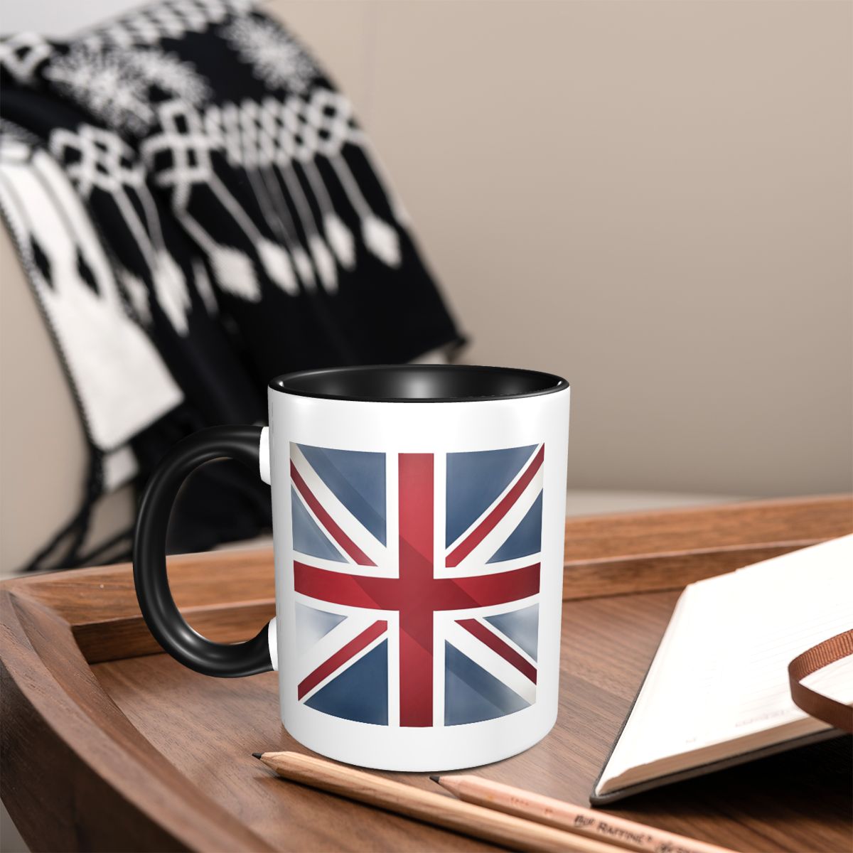 Coffee Tea Uk - ลอนดอน บริติช สกายไลน์ ธงชาติอังกฤษ สตรีทแวร์ ดีไซน์