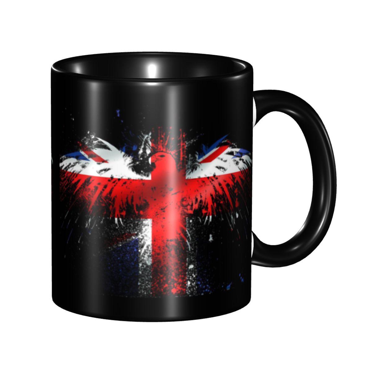 Coffee Tea Uk - แก้วเซรามิก DIY ลายธงชาติอังกฤษ ธงชาติสหราชอาณาจักร ธงชาติบริติช สำหรับชา