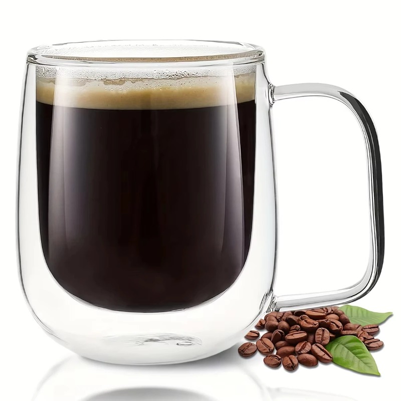 แก้วมัคสองชั้นพร้อมหูจับ ทนควา - Double Wall Mug บทวิจารณ์และราคา