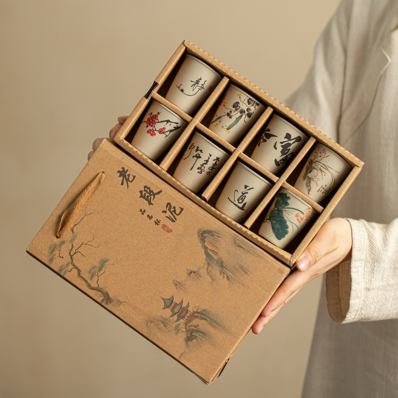 INS ใหม่เซรามิคหยาบ Teacup จีน - Coffee Tea Set Up บทวิจารณ์และราคา