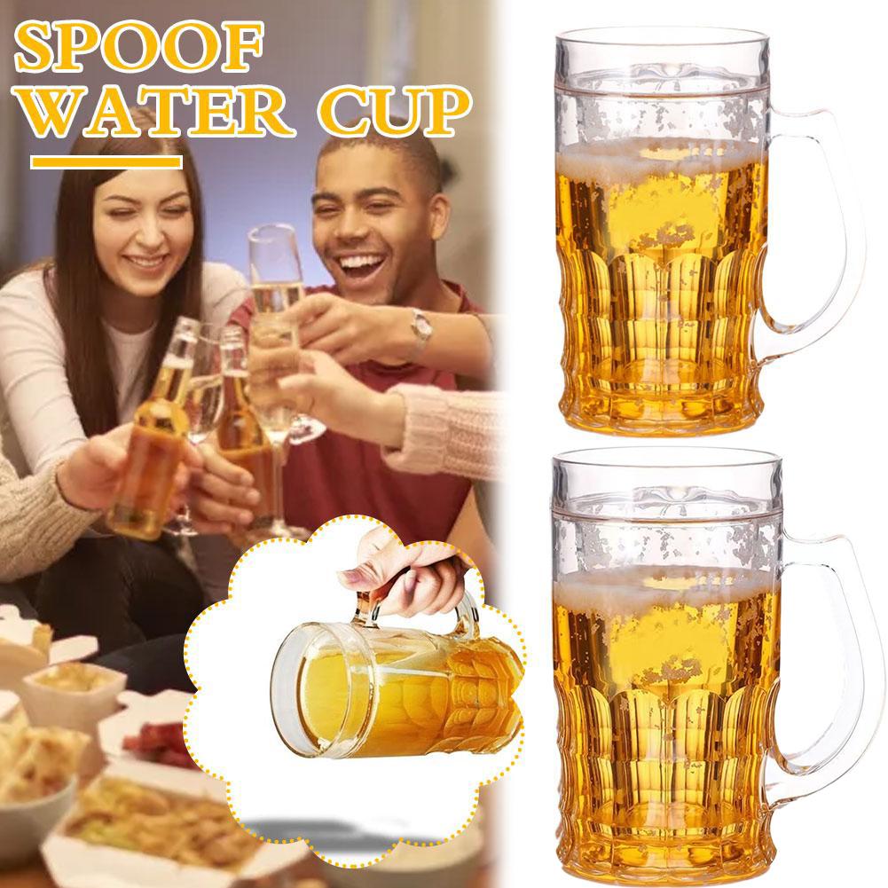 แก้วเบียร์น้ำแข็งปลอมแบบสองชั้ - Double Wall Mug บทวิจารณ์และราคา