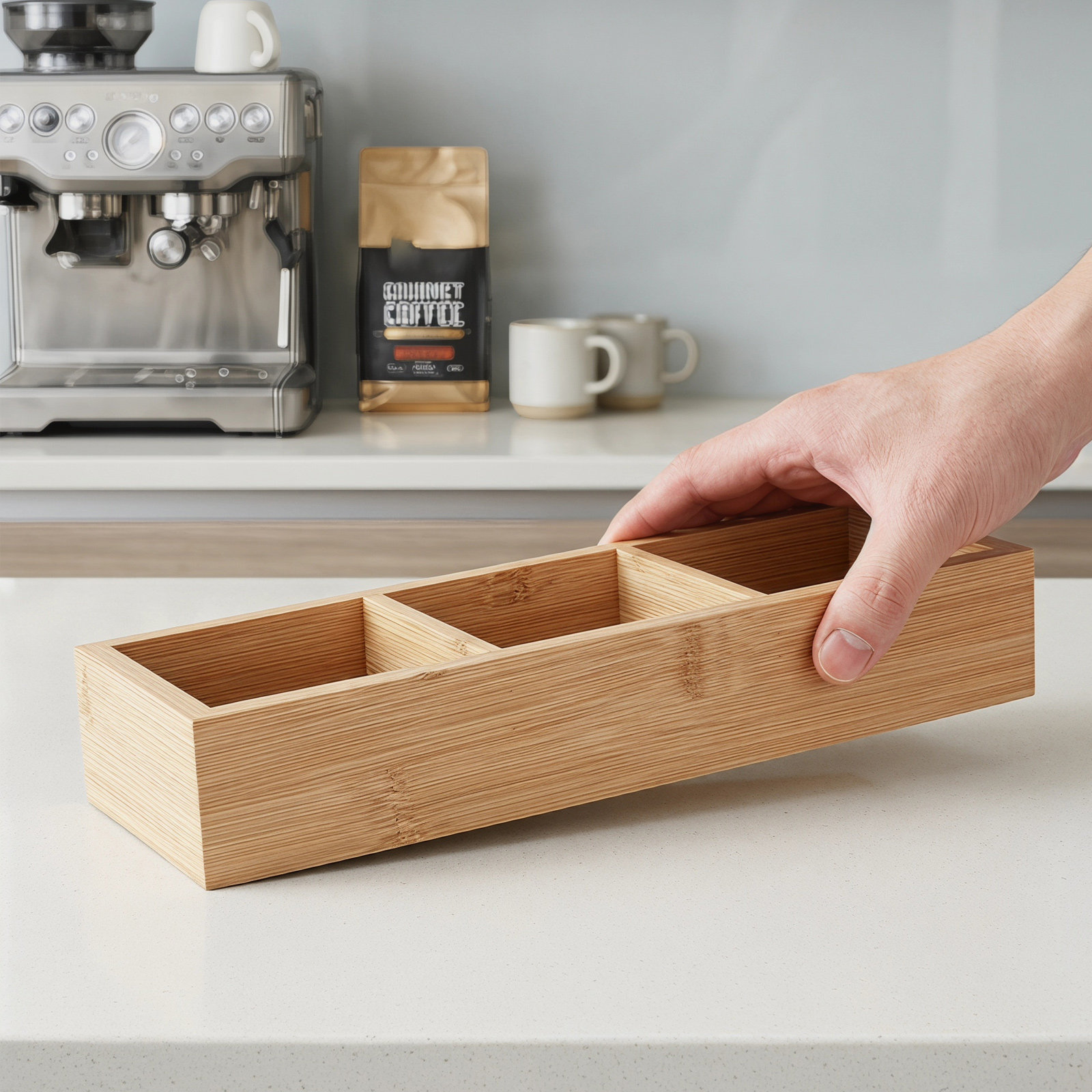 กล่องจัดเก็บถุงชาไม้ ขนาด 11x4 - Coffee Tea Station บทวิจารณ์และราคา