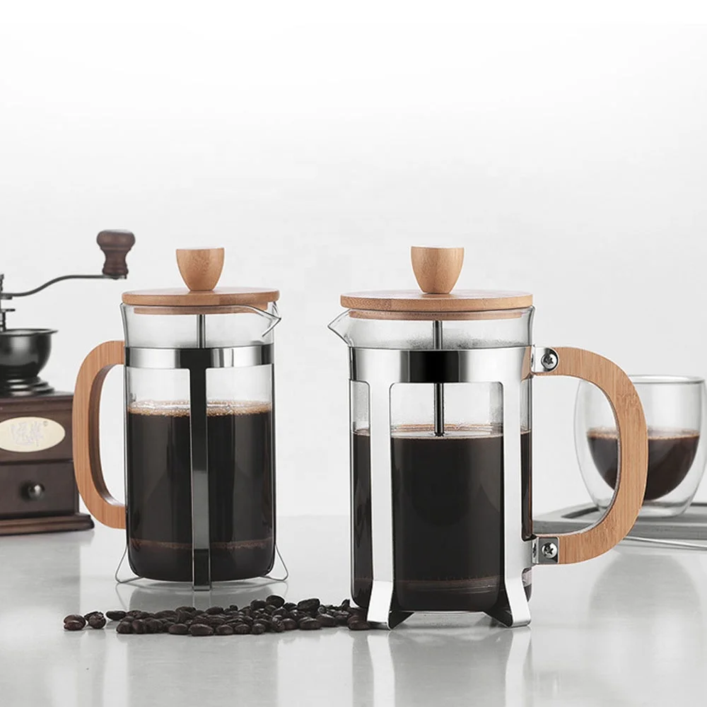 หม้อกดสแตนเลสขนาด 350/600 มล.  - French Press Glass บทวิจารณ์และราคา