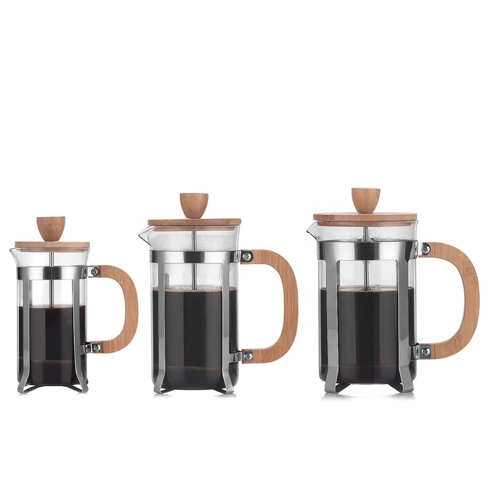 หม้อกดสแตนเลสขนาด 350/600 มล.  - French Press Glass บทวิจารณ์และราคา