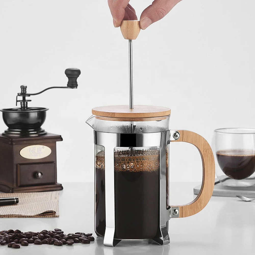 หม้อกดสแตนเลสขนาด 350/600 มล.  - French Press Glass บทวิจารณ์และราคา