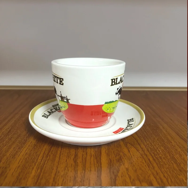 ชุดแก้วกาแฟเซรามิกสีดำขาวคุณภา - Coffee Tea Set Up บทวิจารณ์และราคา