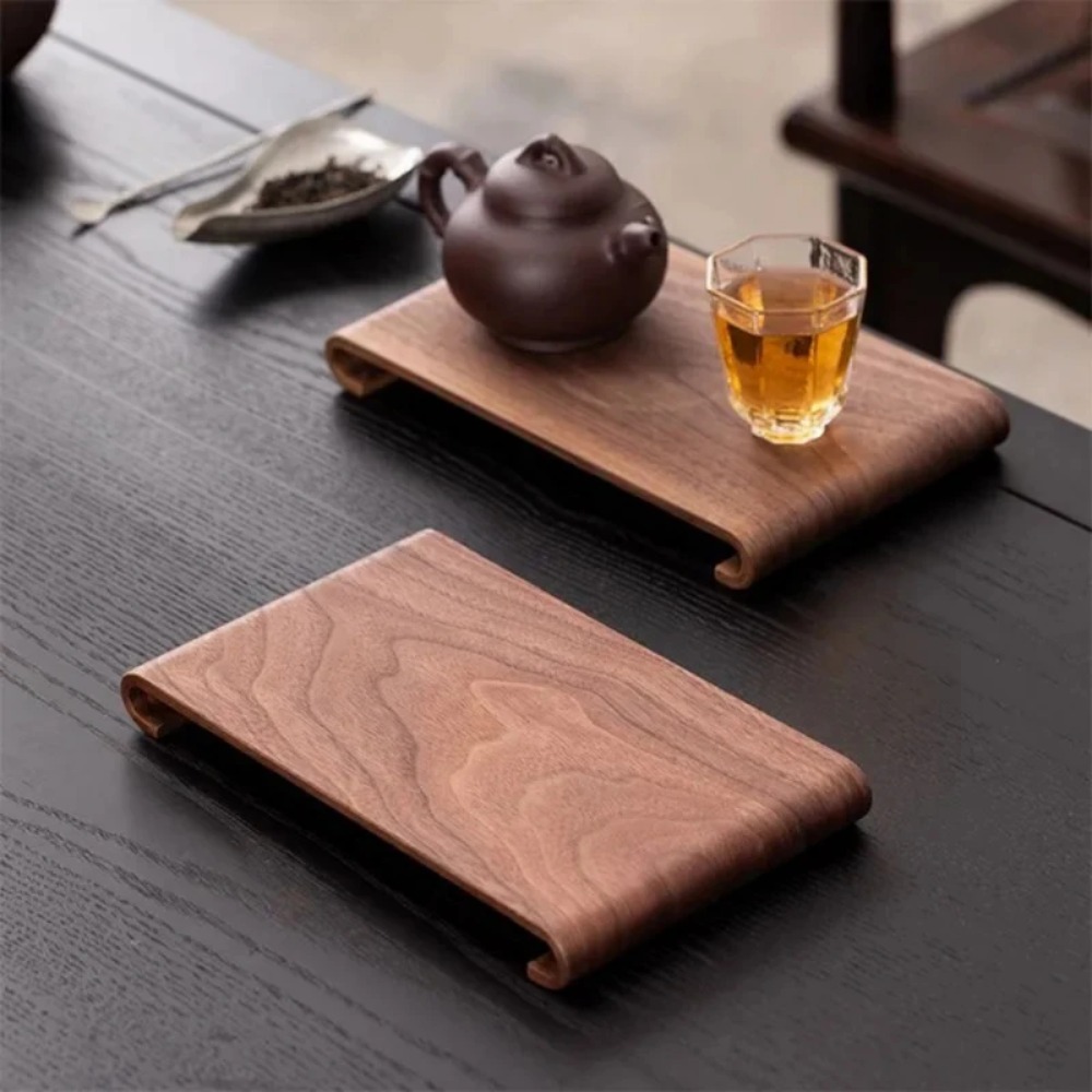 ถาดไม้สำหรับกาแฟและชา รูปทรงสี - Coffee Tea Station บทวิจารณ์และราคา