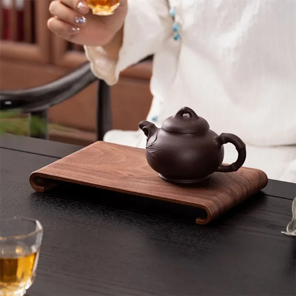 ถาดไม้สำหรับกาแฟและชา รูปทรงสี - Coffee Tea Station บทวิจารณ์และราคา