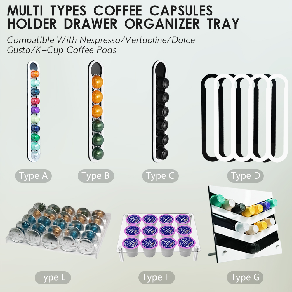 หลายประเภทแคปซูลกาแฟผู้ถือลิ้น - Coffee Capsule Holder บทวิจารณ์และราคา
