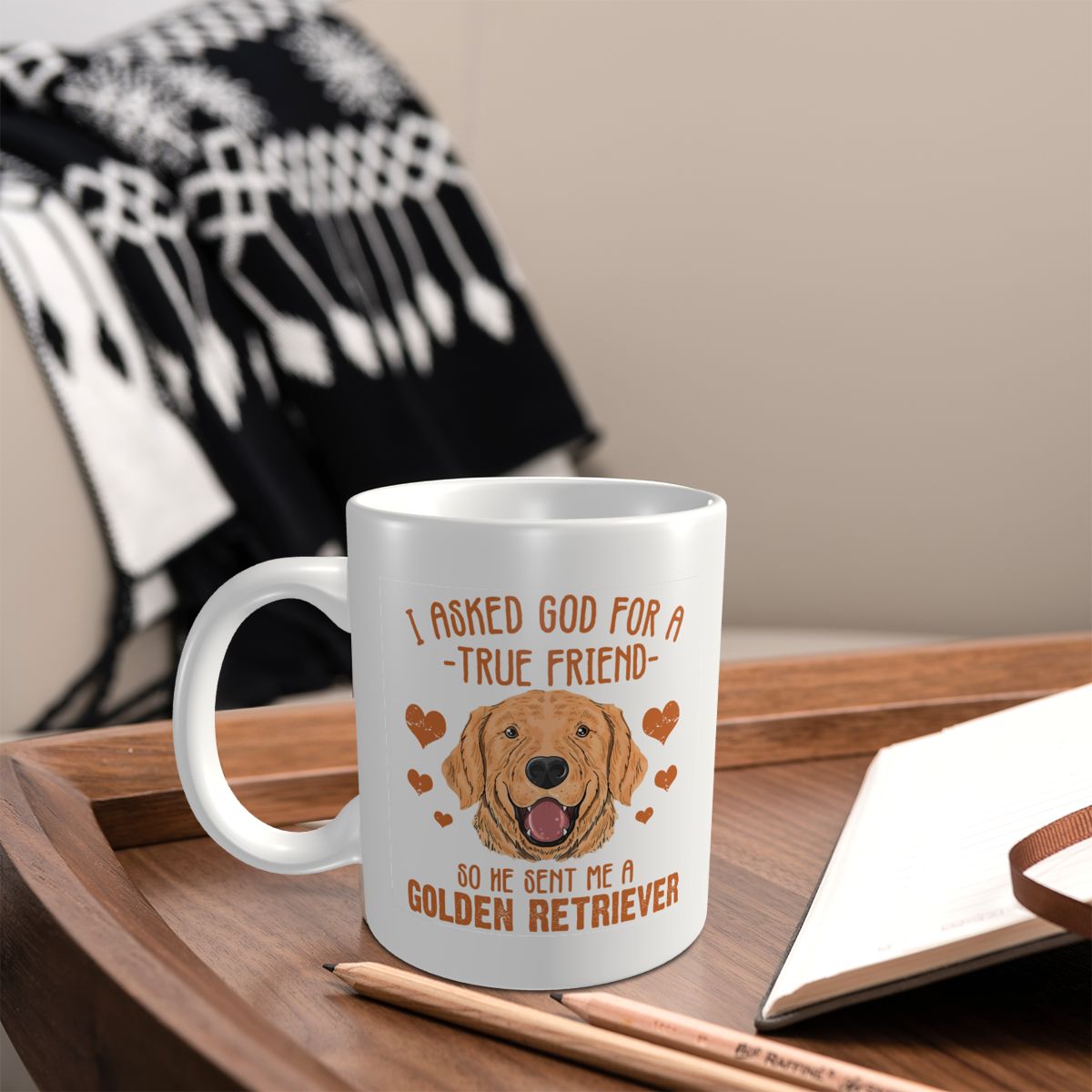 Mark ถ้วยแก้ว Golden Retriever - Coffee Tea You And Me บทวิจารณ์และราคา