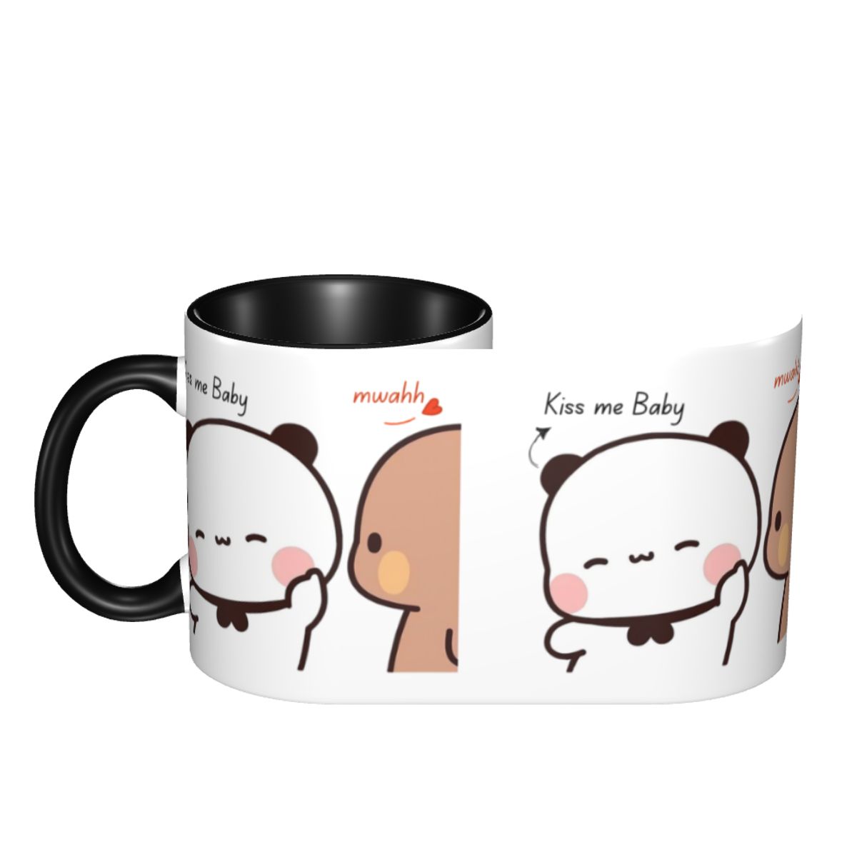 แก้วกาแฟคู่รักลายแพนด้าและหมีบ - Coffee Tea You And Me บทวิจารณ์และราคา