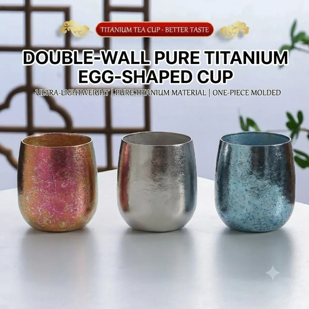 แก้วกาแฟสองชั้นไทเทเนียมบริสุท - Double Wall Mug บทวิจารณ์และราคา