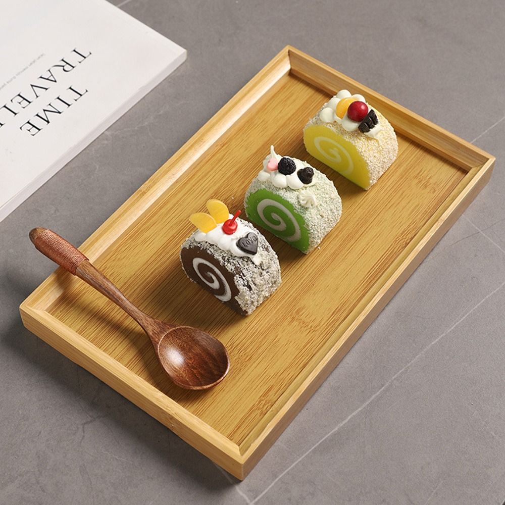 ถาดไม้ไผ่ธรรมชาติ ถาดไม้ไผ่ทรง - Coffee Tea Station บทวิจารณ์และราคา