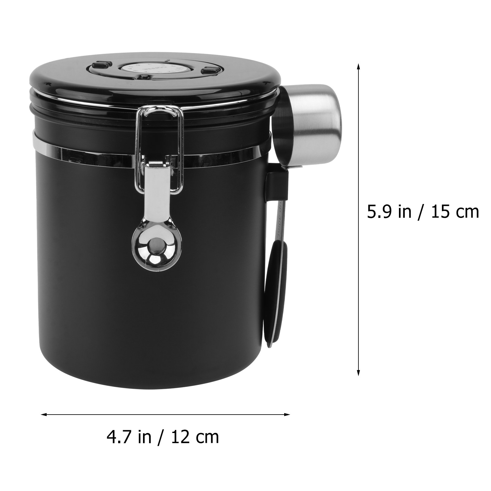 โถเก็บเมล็ดกาแฟสแตนเลสพรีเมียม - Coffee Tea Bean บทวิจารณ์และราคา