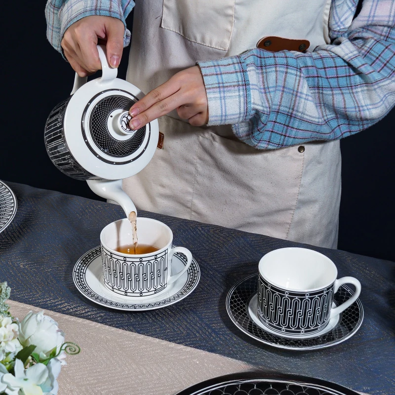 ชุดน้ำชาสไตล์ยุโรปเรียบง่าย ถ้ - Coffee Tea Set Up บทวิจารณ์และราคา