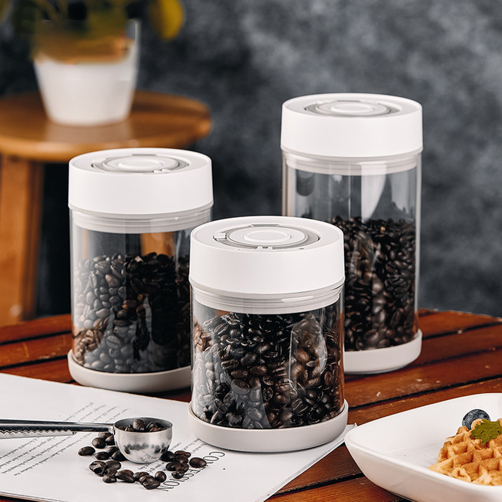 โถแก้วเก็บเมล็ดกาแฟแบบกันความช - Coffee Tea Bean บทวิจารณ์และราคา