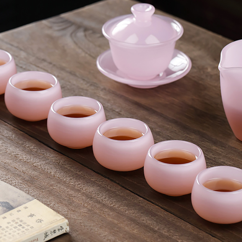 ชุดน้ำชาลายครามหยก Hibiscus ชุ - Coffee Tea Set Up บทวิจารณ์และราคา
