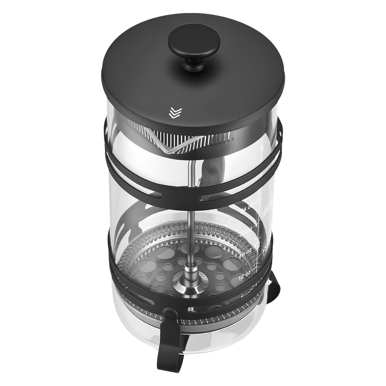 เครื่องชงกาแฟเฟรนช์เพรส ขนาด 3 - French Press Glass บทวิจารณ์และราคา