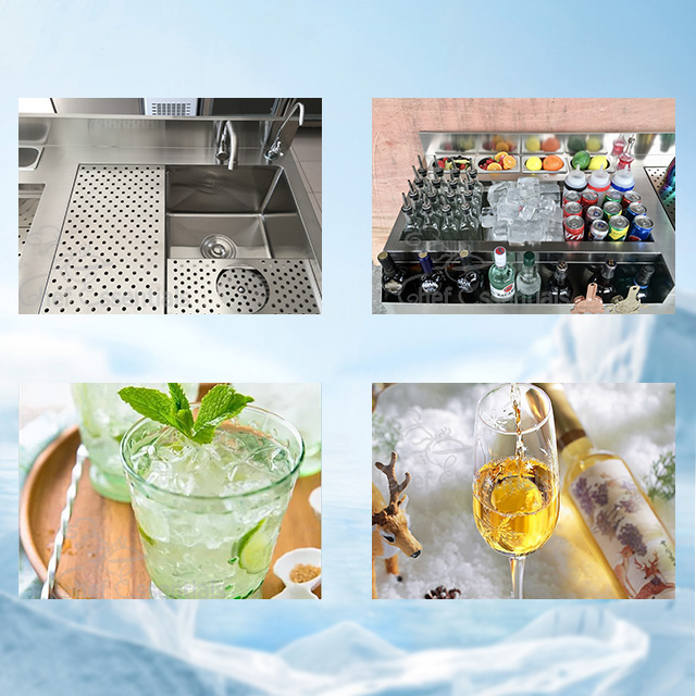 โต๊ะทำงานสเตนเลสสำหรับร้านค้า  - Coffee Tea Station บทวิจารณ์และราคา