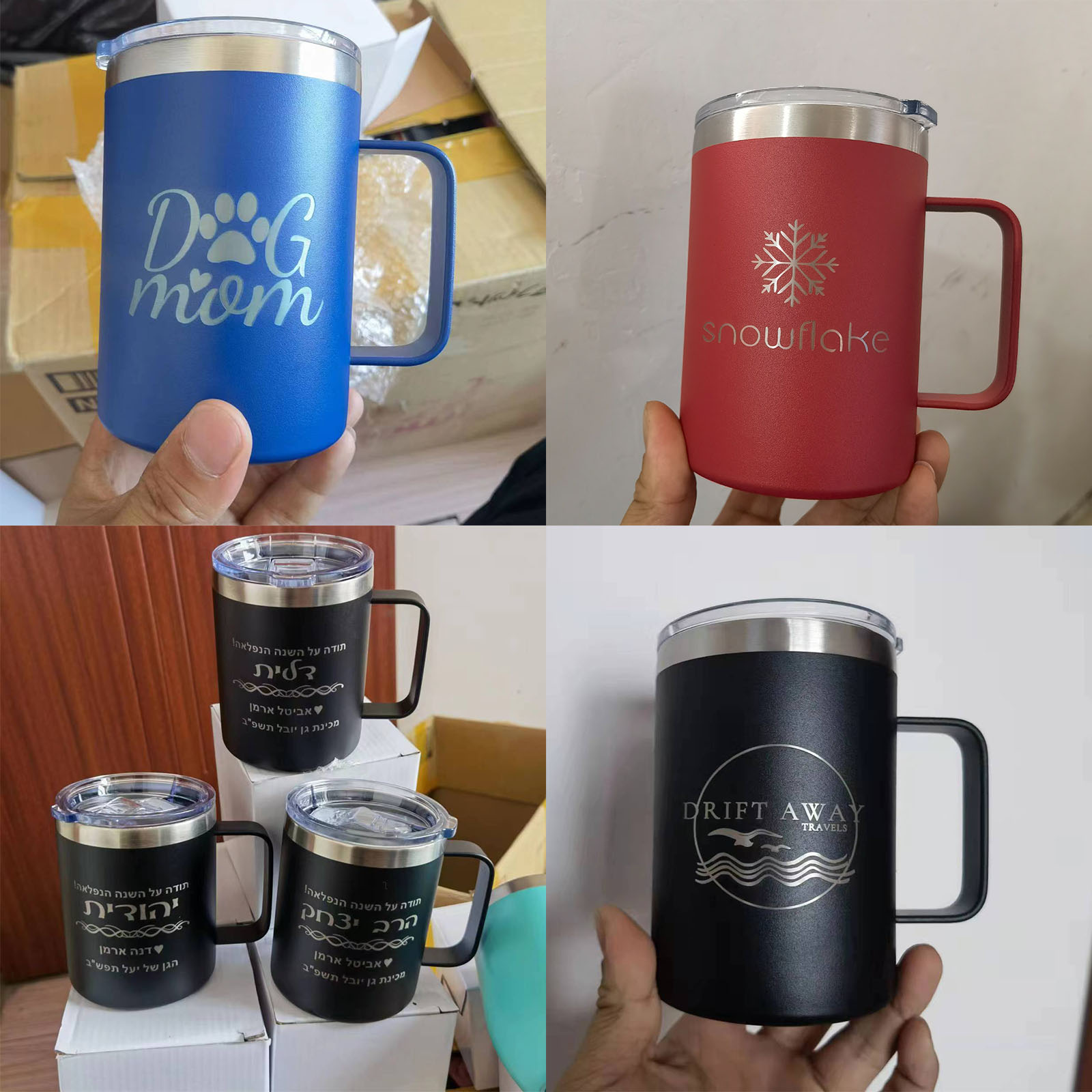 แก้วน้ำสแตนเลสขนาด 16 ออนซ์ แก - Double Wall Mug บทวิจารณ์และราคา