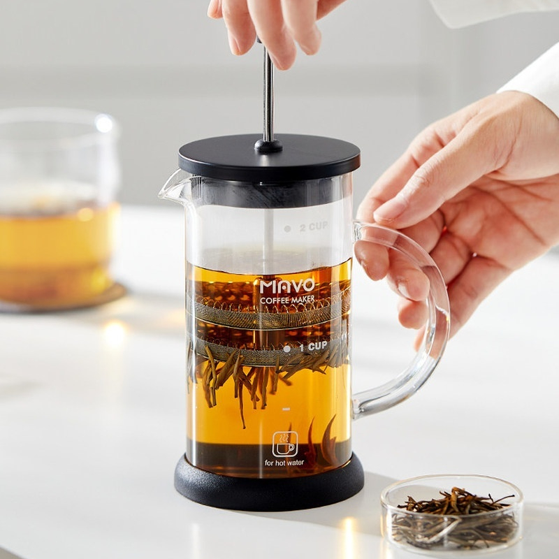 เครื่องชงกาแฟแบบเฟรนช์เพรส MAV - French Press Glass บทวิจารณ์และราคา
