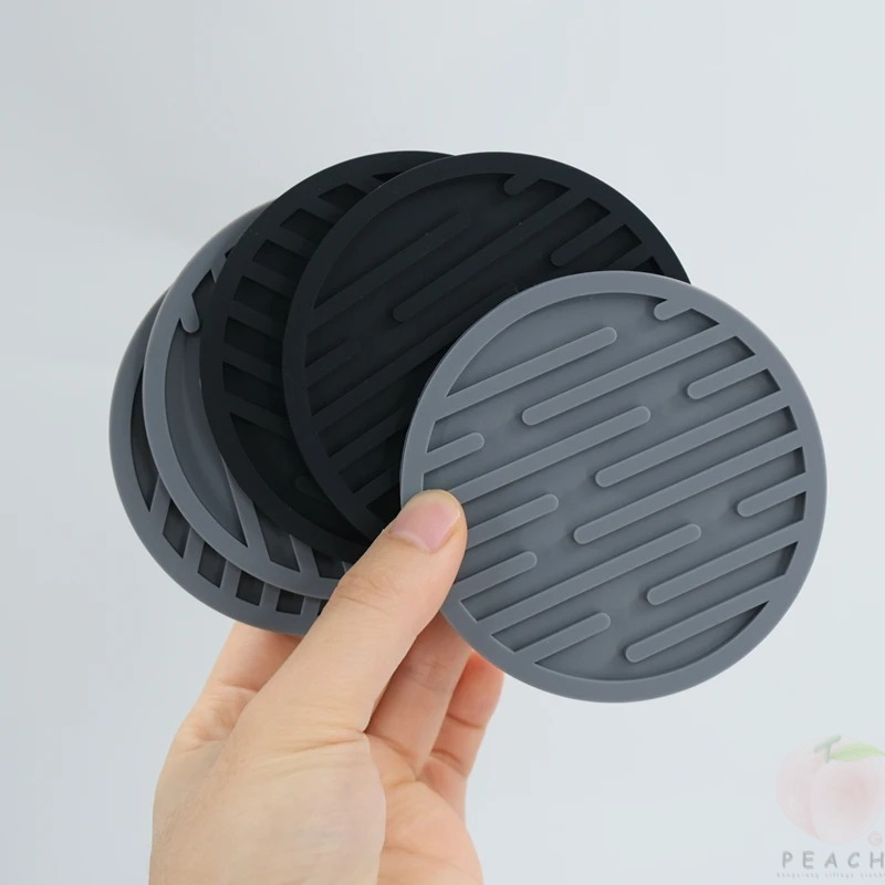 10 ซม.ซิลิโคน Coasters รอบยางท - Coffee Tea Station บทวิจารณ์และราคา