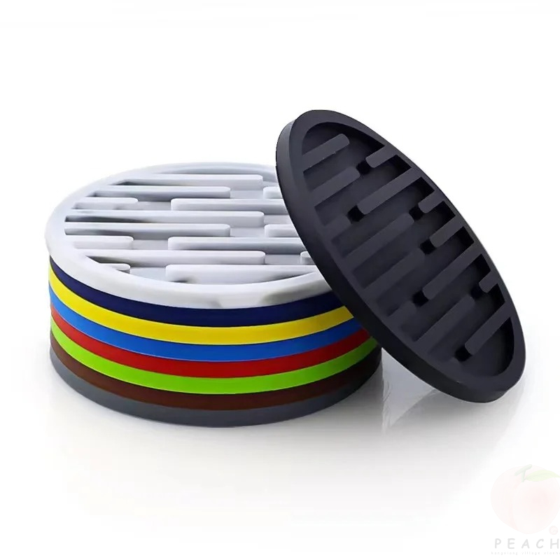 10 ซม.ซิลิโคน Coasters รอบยางท - Coffee Tea Station บทวิจารณ์และราคา