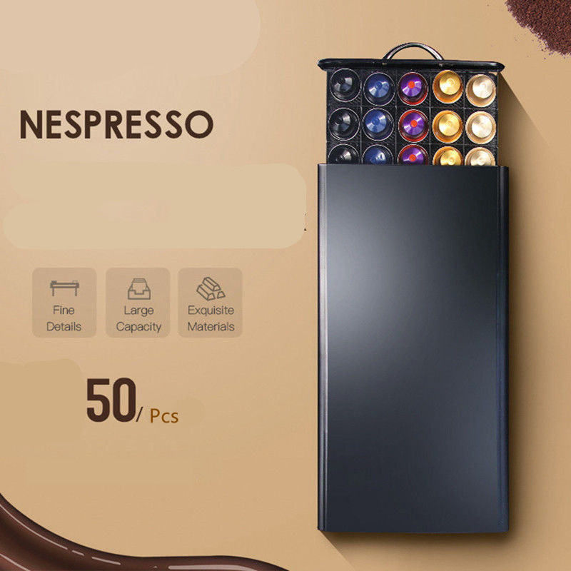 กล่องเก็บแคปซูลกาแฟ 50 ชิ้น ที - Coffee Capsule Holder บทวิจารณ์และราคา
