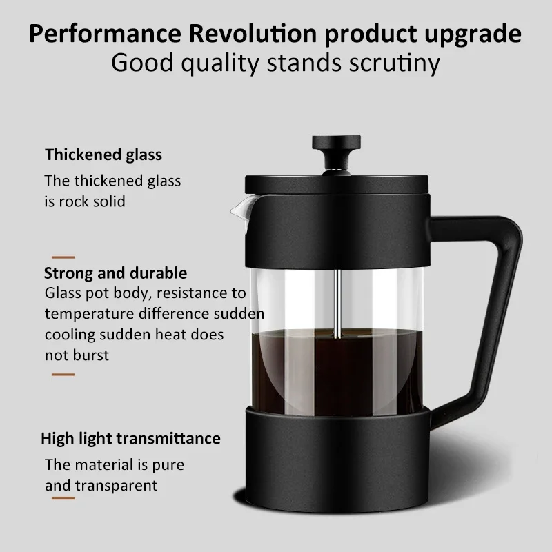 เครื่องชงกาแฟเฟรนช์เพรสขนาด 35 - French Press Glass บทวิจารณ์และราคา