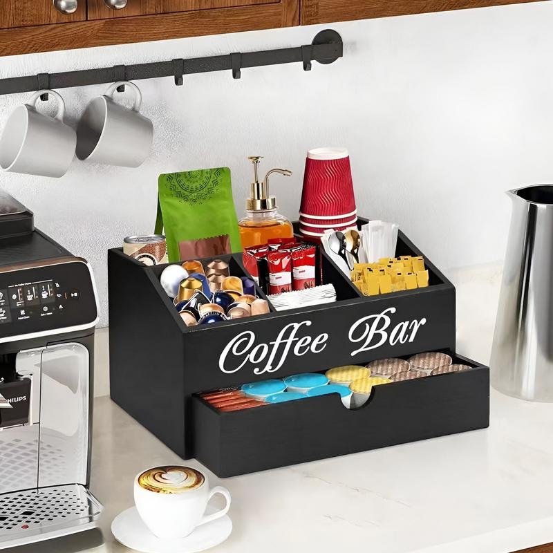 ผู้ถือชากาแฟตะกร้าเคาน์เตอร์ผู - Coffee Tea Station บทวิจารณ์และราคา