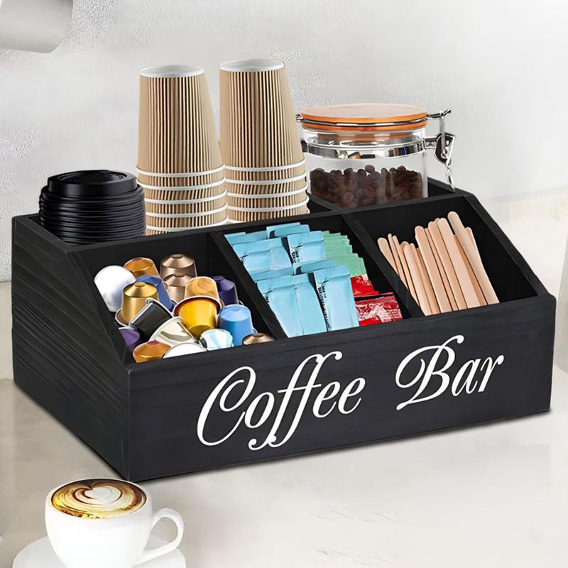 ผู้ถือชากาแฟตะกร้าเคาน์เตอร์ผู - Coffee Tea Station บทวิจารณ์และราคา