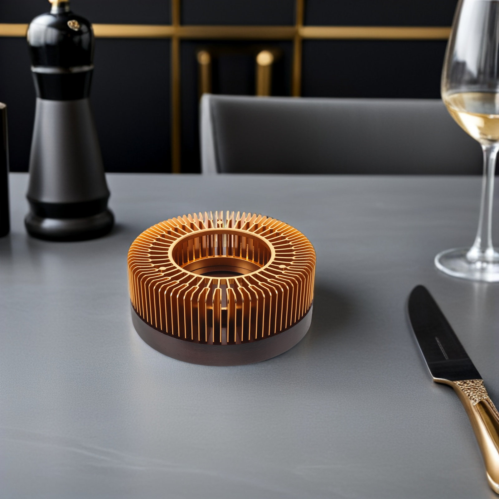 เครื่องอุ่นกาน้ำชาสีทอง ขาตั้ง - Coffee Tea Station บทวิจารณ์และราคา