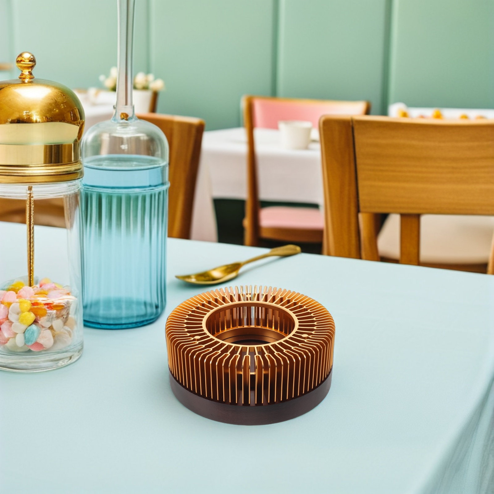 เครื่องอุ่นกาน้ำชาสีทอง ขาตั้ง - Coffee Tea Station บทวิจารณ์และราคา