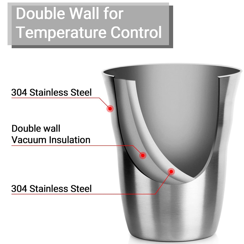 2/3 แพ็คถ้วยโลหะ 8 OZ แก้วสแตน - Double Wall Mug บทวิจารณ์และราคา