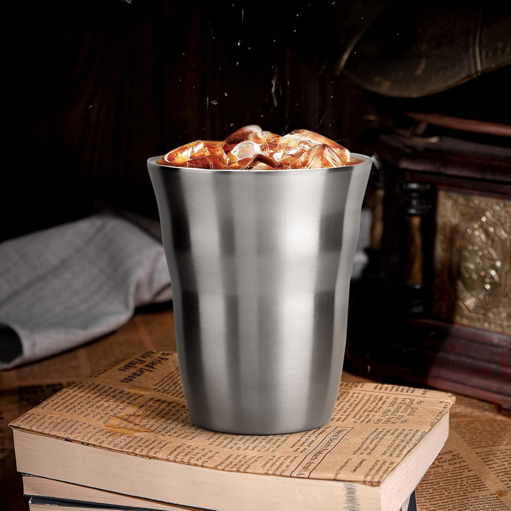 2/3 แพ็คถ้วยโลหะ 8 OZ แก้วสแตน - Double Wall Mug บทวิจารณ์และราคา