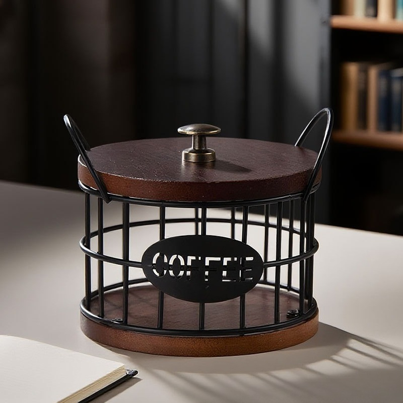 ตะกร้าเก็บกาแฟ ชั้นวางเก็บแคปซ - Coffee Capsule Holder บทวิจารณ์และราคา