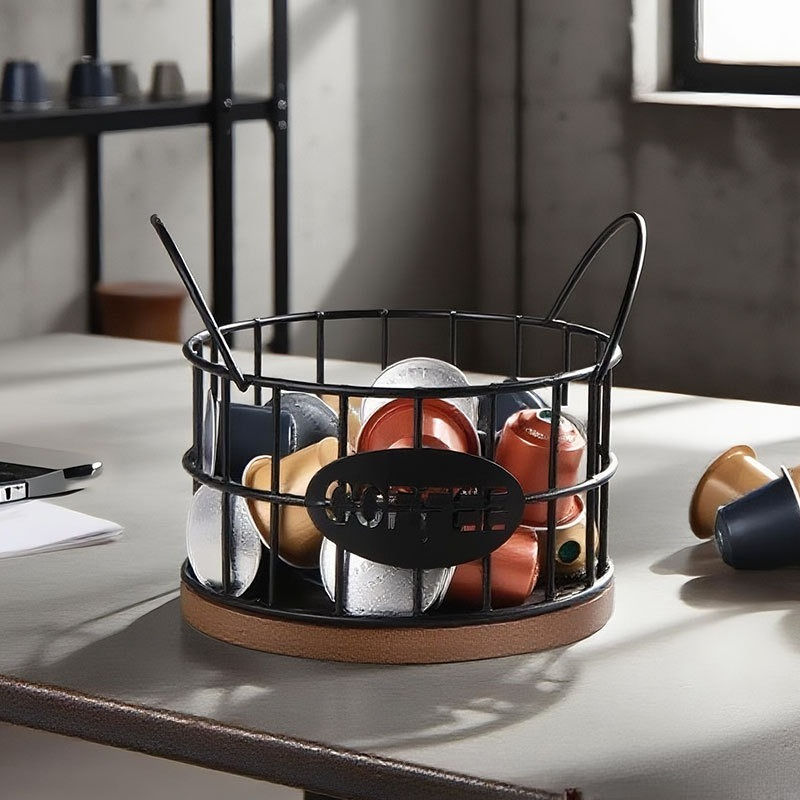 ตะกร้าเก็บกาแฟ ชั้นวางเก็บแคปซ - Coffee Capsule Holder บทวิจารณ์และราคา