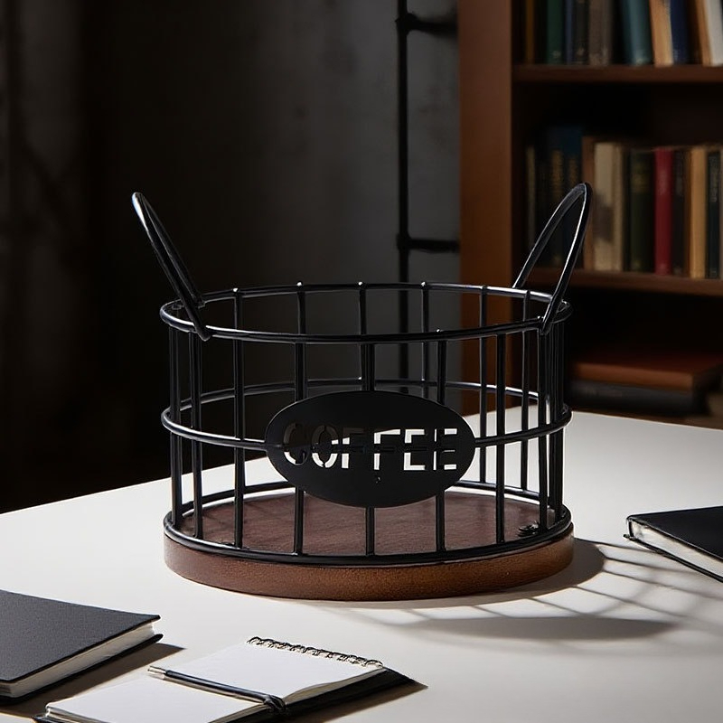 ตะกร้าเก็บกาแฟ ชั้นวางเก็บแคปซ - Coffee Capsule Holder บทวิจารณ์และราคา